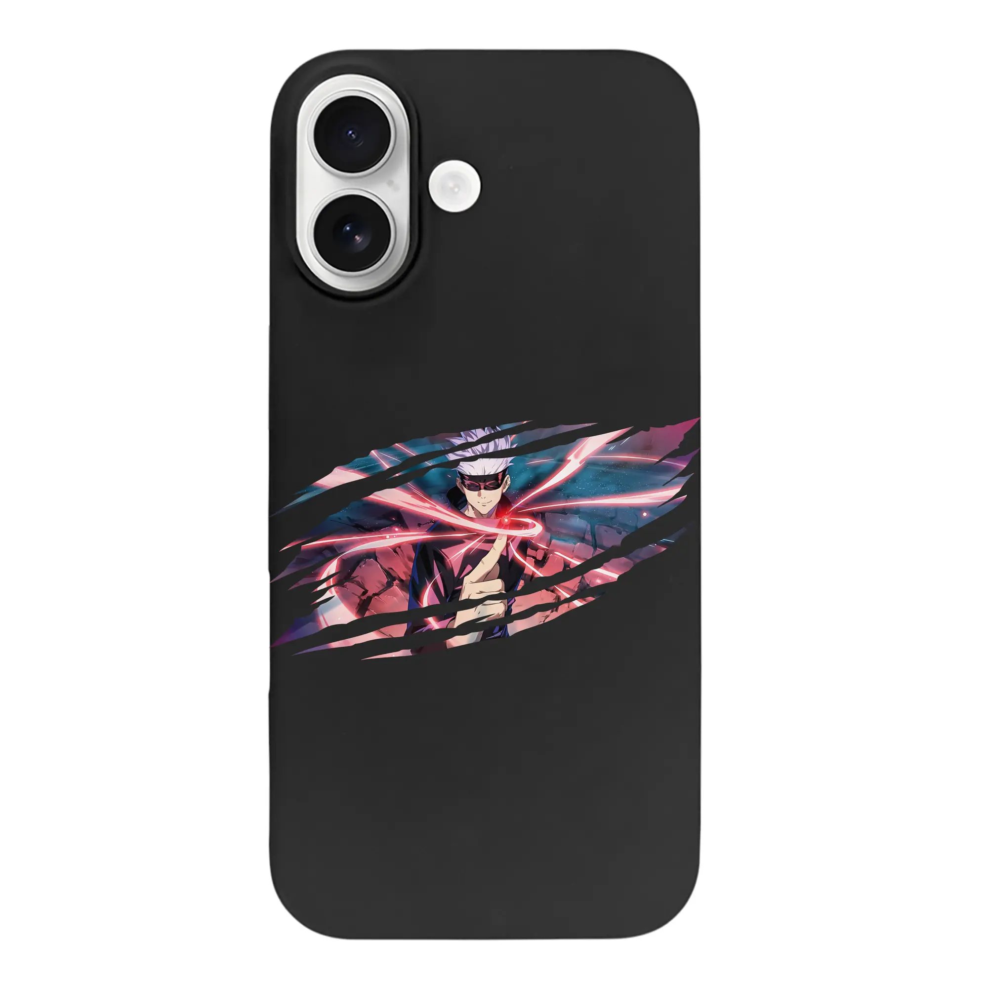 呪術廻戦 グッズ,五条 悟 - iPhone 17 シリーズ シリコンケース 薄型 耐衝撃 指紋防止 ソフトタッチカバー 精密フィット 傷防止 保護ケース iPhone 17/17 Air/17 Pro/17 Pro Max 対応